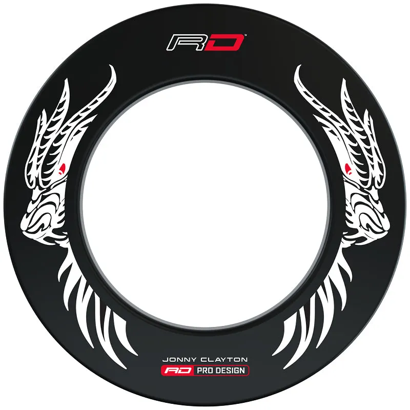 red-dragon-jonny-clayton-dartboard-surround-auffangring image 1