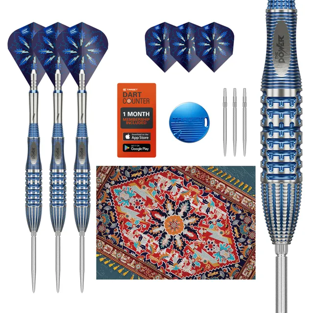target-phil-taylor-gx2-steeldarts-22g-95-tungsten-quattro-grip image 1