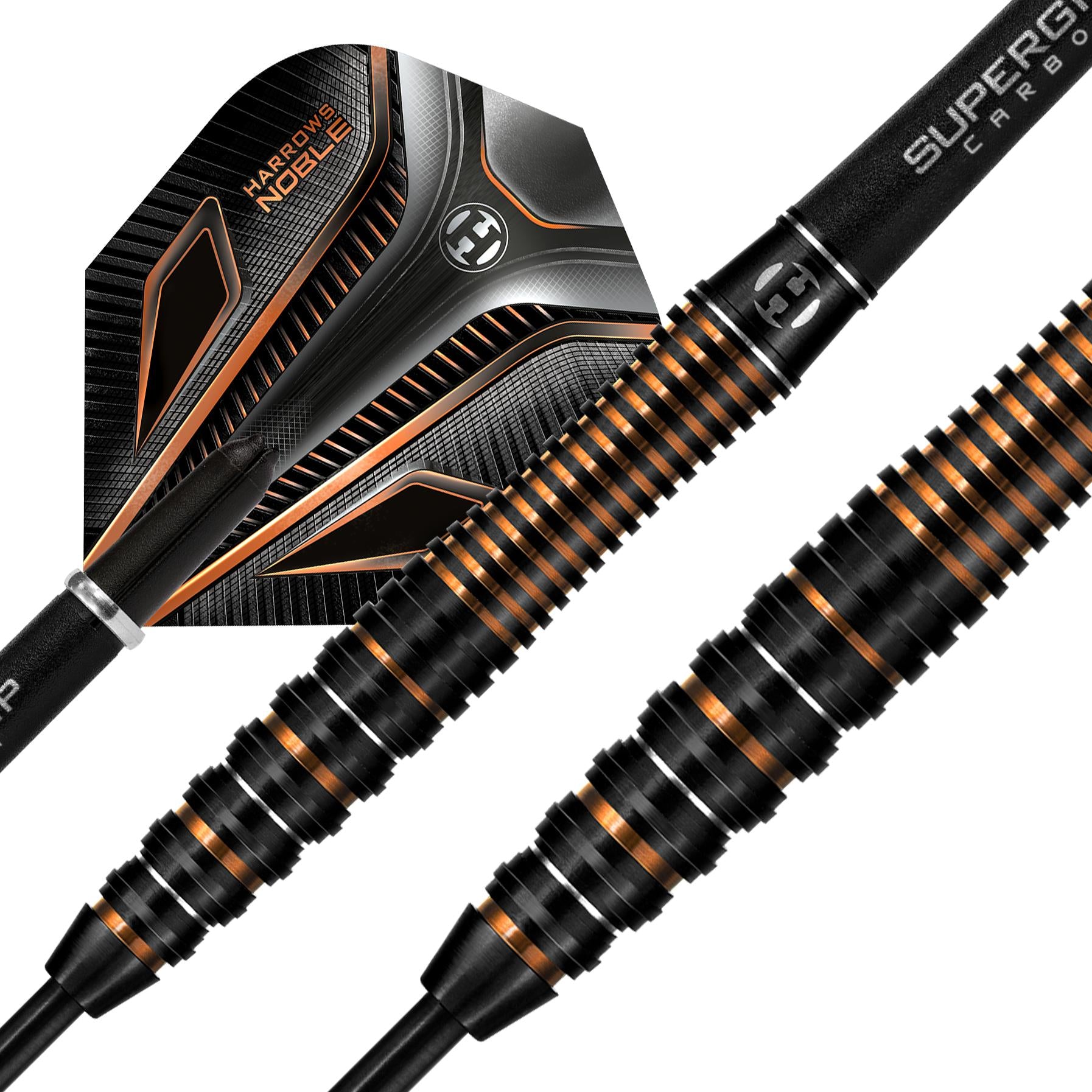 harrows-noble-90-steeldarts-wolfram-23g-schwarz-gold image 3