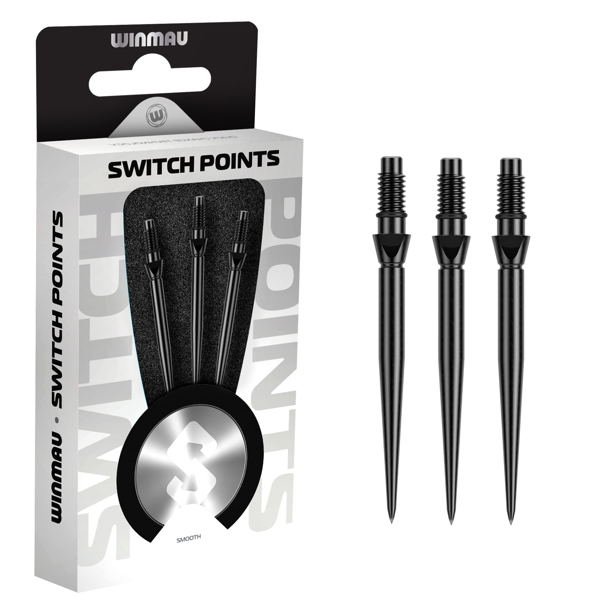 winmau-switch-point-wechselspitzen-glatt-schwarz-26-mm image 2