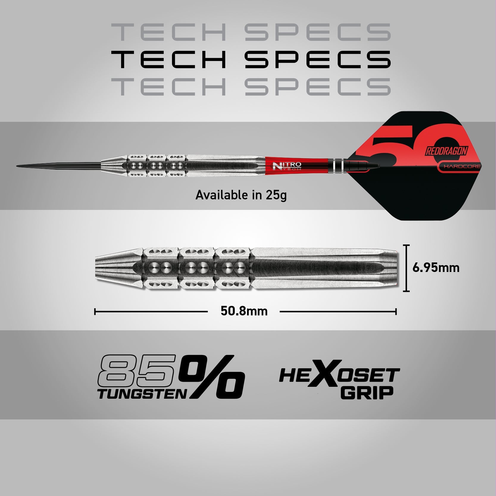 red-dragon-flightmasters-hexoset-3-steeldarts-25g-torpedo image 5