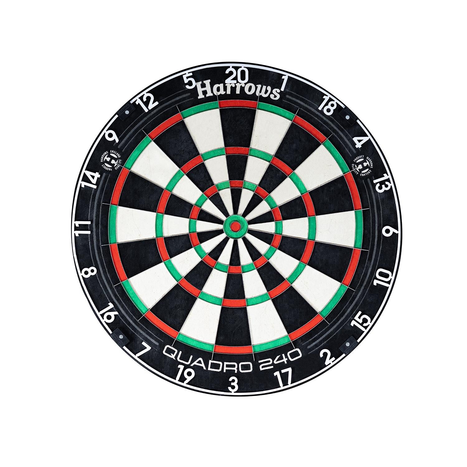 harrows-quadro-240-dartscheibe-sisal-mit-clear-sight-ring image 1