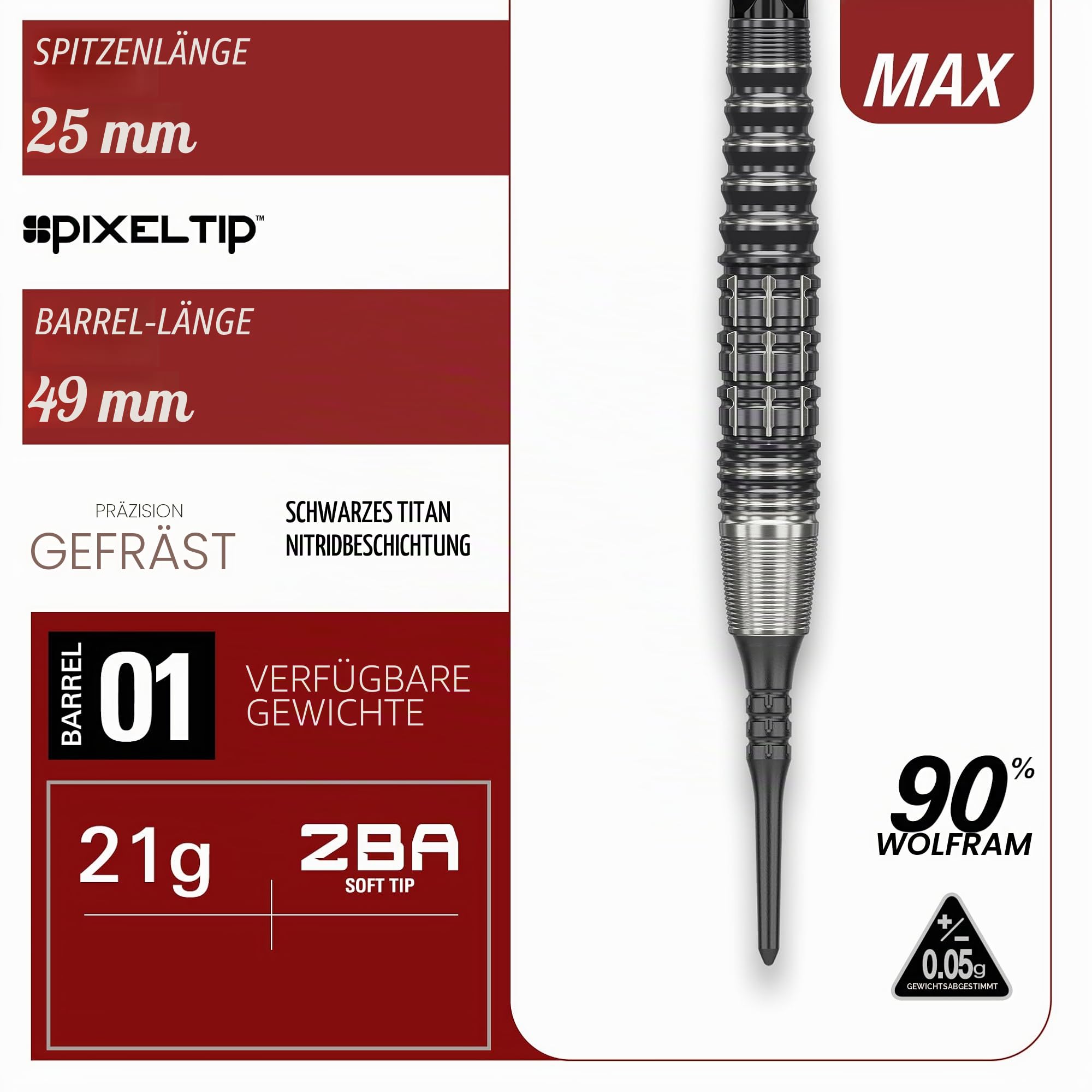 target-exo-zenitth-max-softdarts-21g-90-tungsten image 4