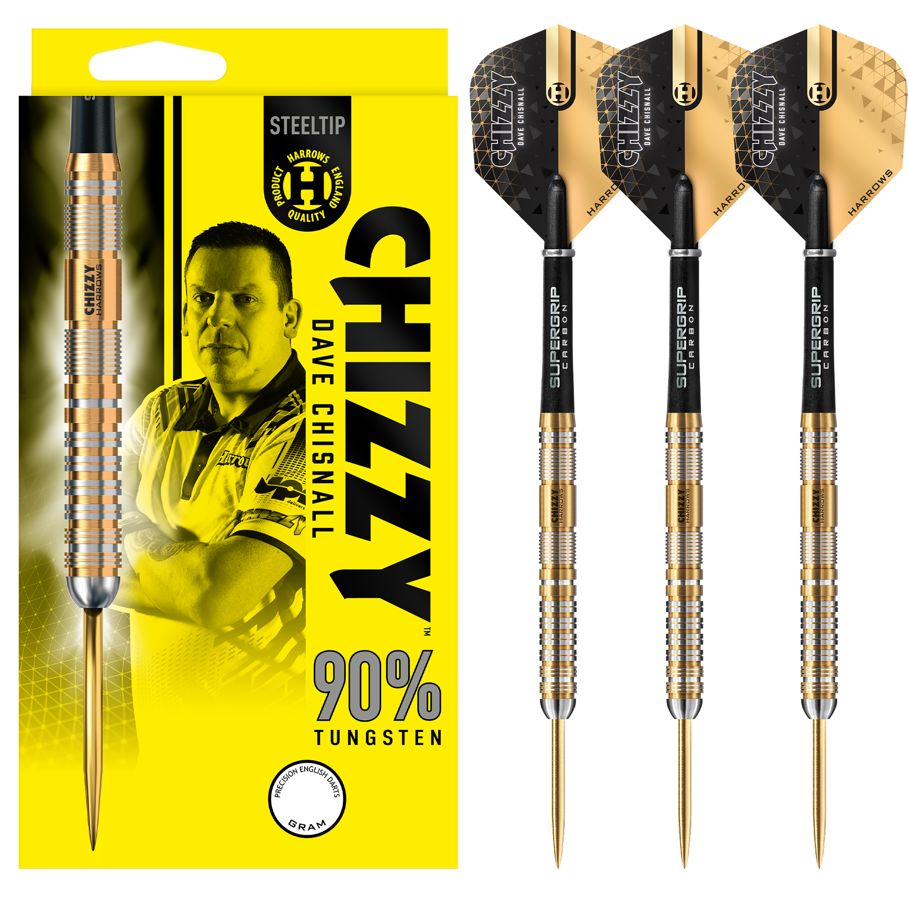 harrows-chizzy-90-serie-2-steeldarts-23g-gold image 1