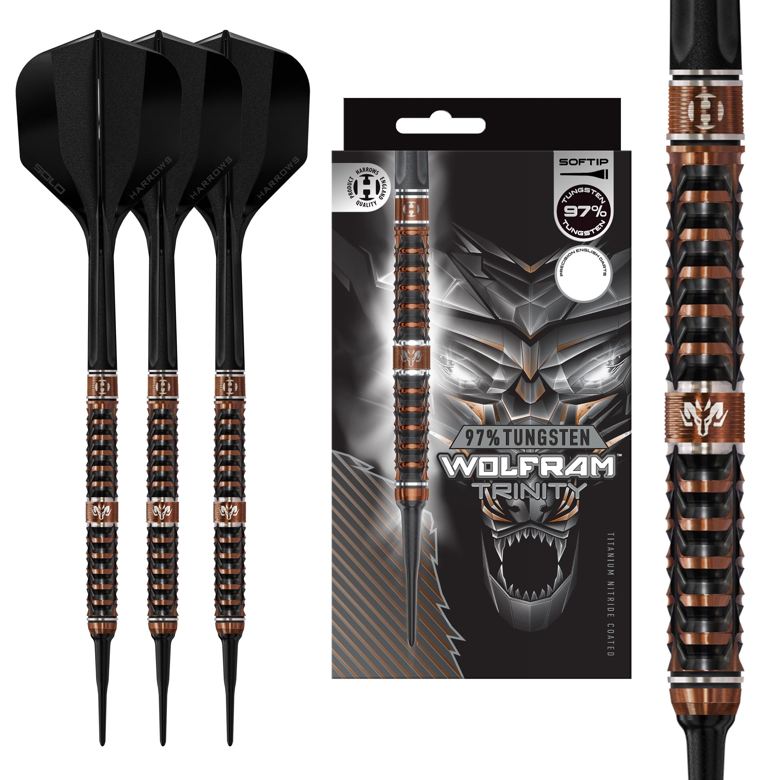 harrows-wolfram-trinity-97-softdarts-20g-slim-tungsten image 1