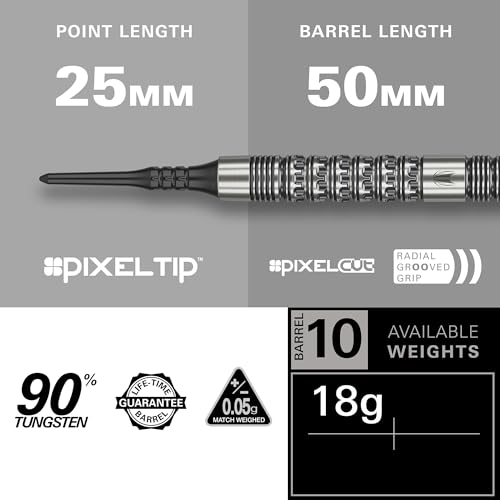 target-redux-softdarts-18g-90-tungsten-pixel-grip-set image 8