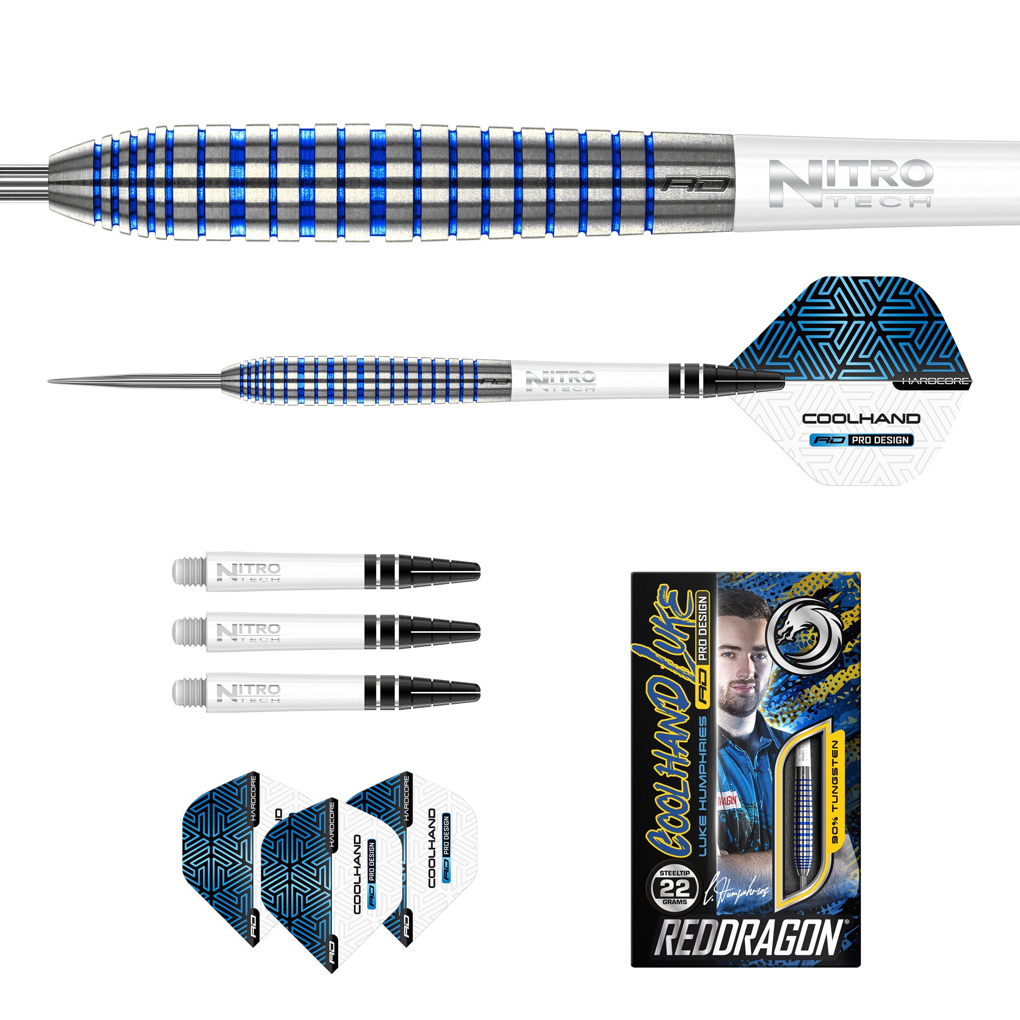 red-dragon-luke-humphries-tx3-22g-steeldarts-blue image 5