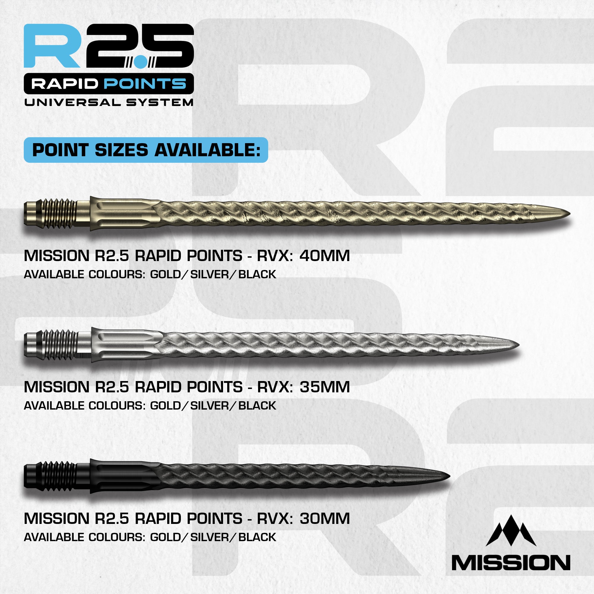 mission-r2-5-rapid-rvx-dartspitzen-silber-30mm image 5