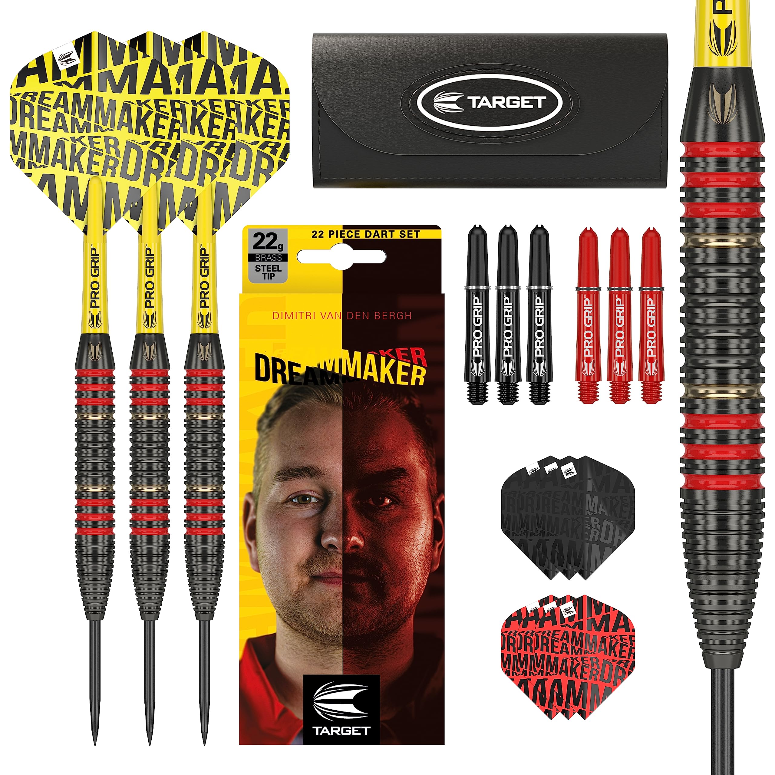 target-dimitri-van-den-bergh-brass-steeldarts-22g-set image 1