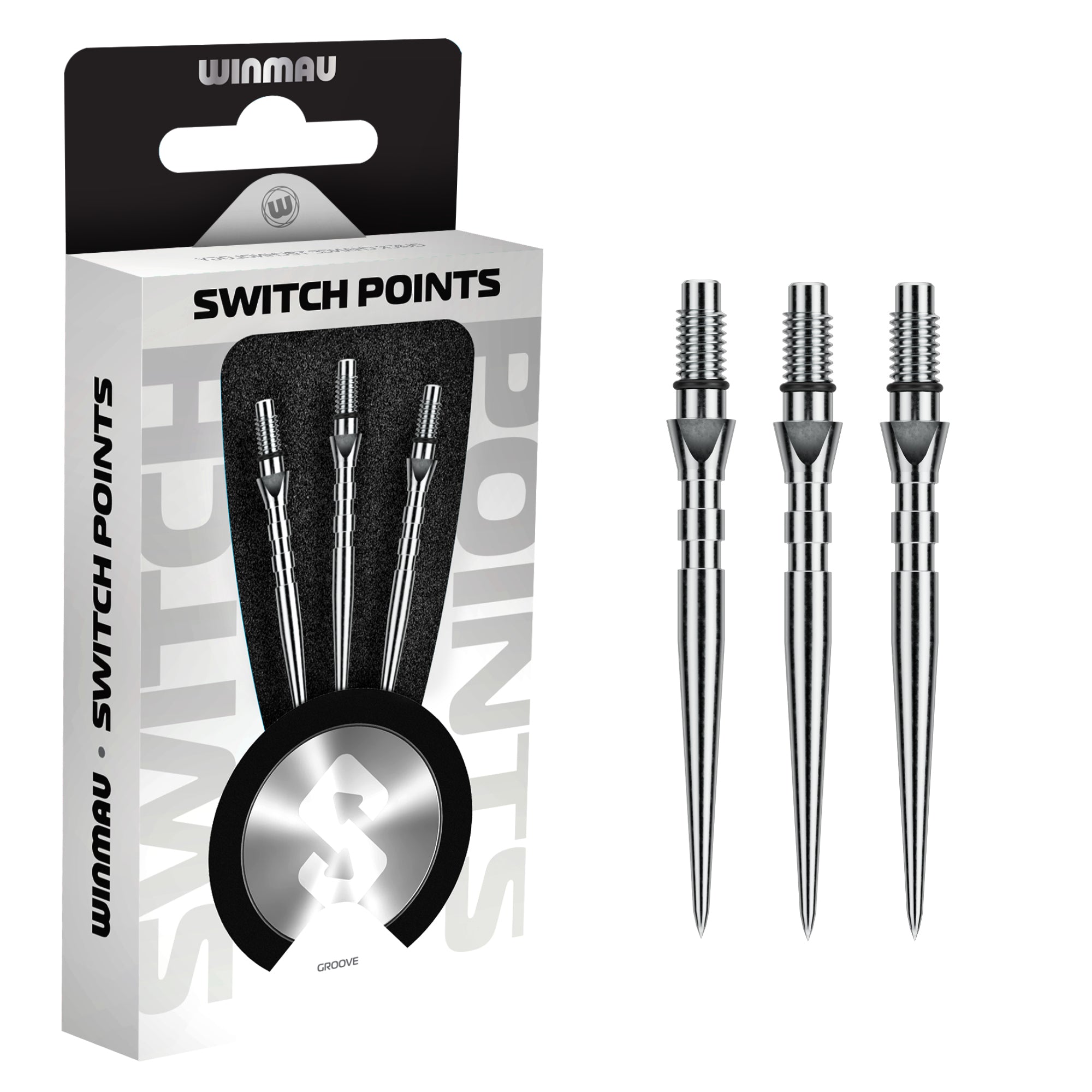winmau-switch-point-grooved-dartspitzen-silber-26mm-gerillt image 2