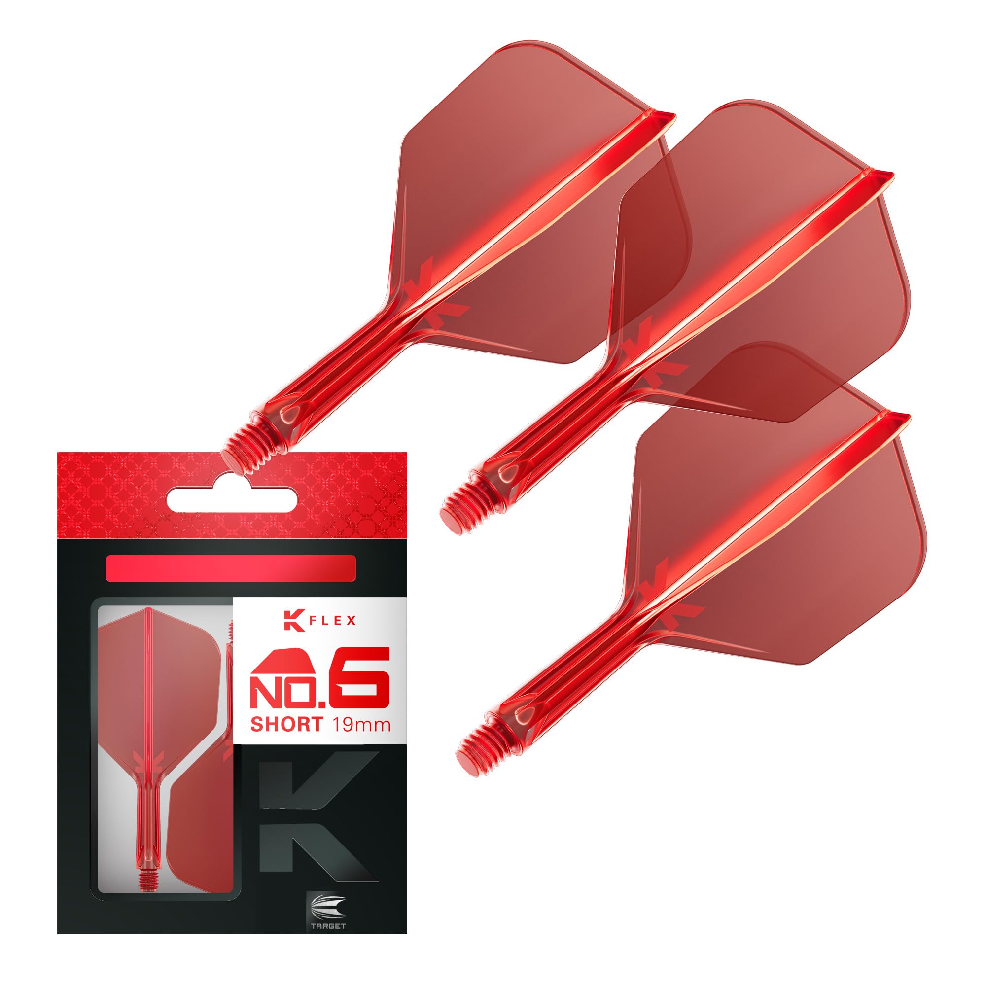 target-k-flex-flights-blau-no-6-short-19mm-3er-pack-system image 8