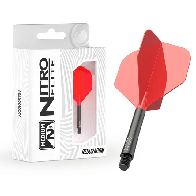 red-dragon-nitro-flite-flights-medium-schwarz-rot-system image 1