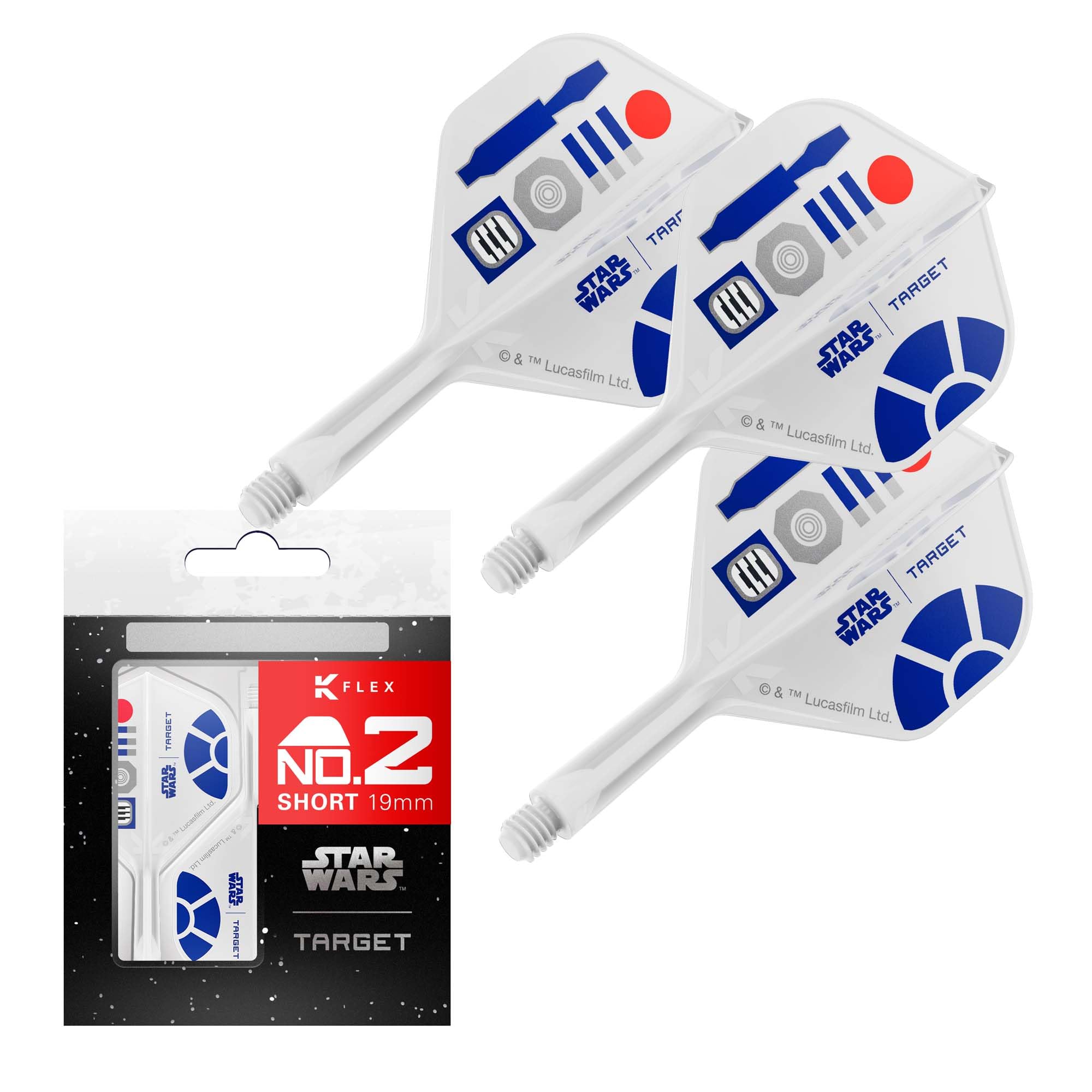 target-k-flex-r2-d2-flights-no-2-short-3er-weiss-blau image 1