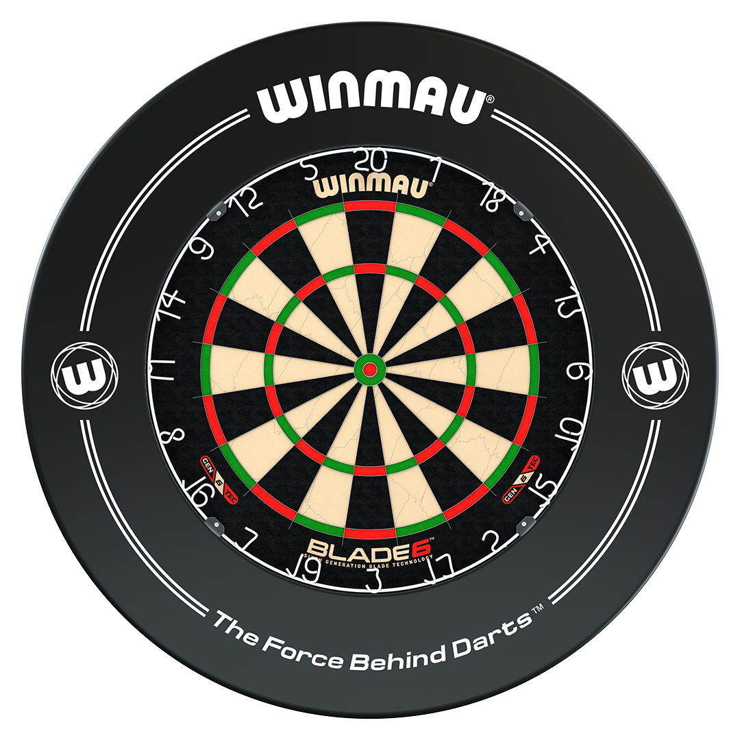 winmau-blade-6-dartscheibe-mit-surround-essential-set image 2