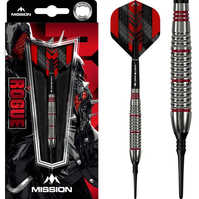 mission-rogue-softdarts-messing-18g-silber-rot image 1
