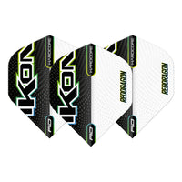 red-dragon-ikon-black-white-hardcore-standard-flights-12er image 2