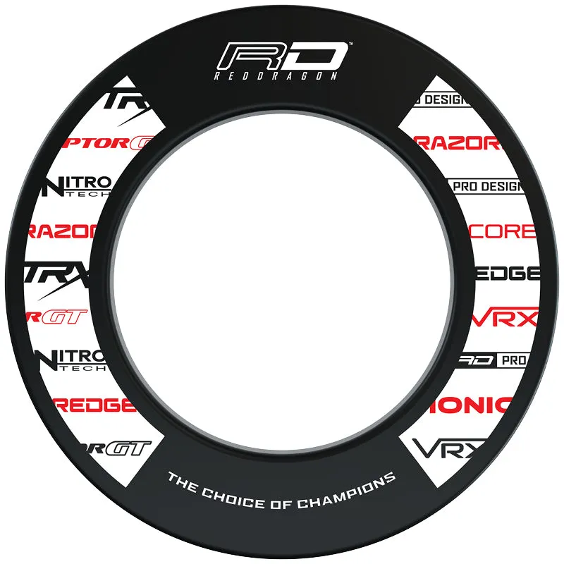 red-dragon-hardcore-logo-dartscheiben-surround-schwarz-polymer image 1