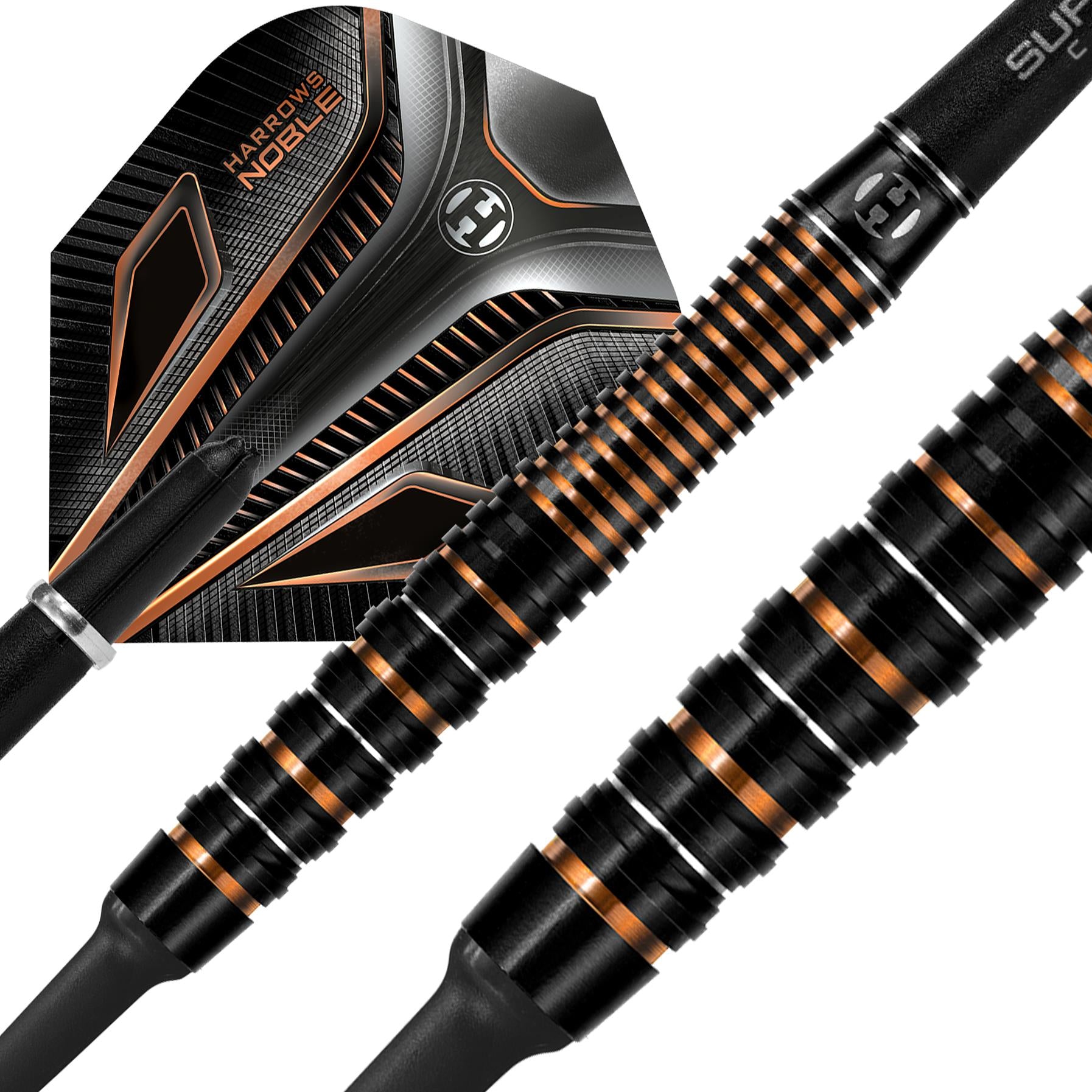 harrows-noble-90-softdarts-20g-schwarz-gold image 3