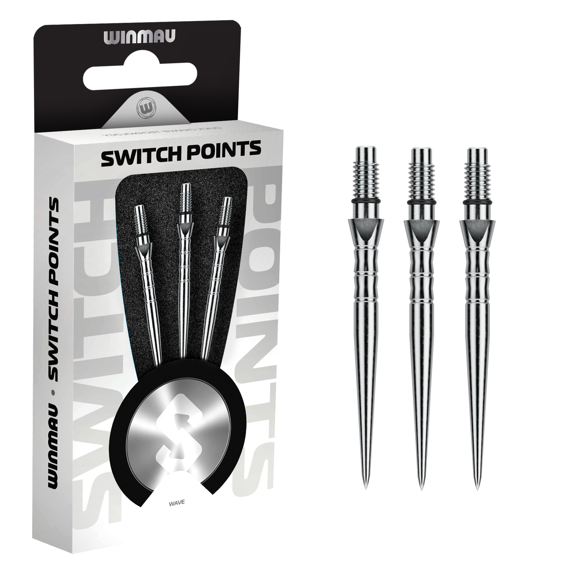 winmau-switch-point-wave-spitzen-silber-30mm image 2