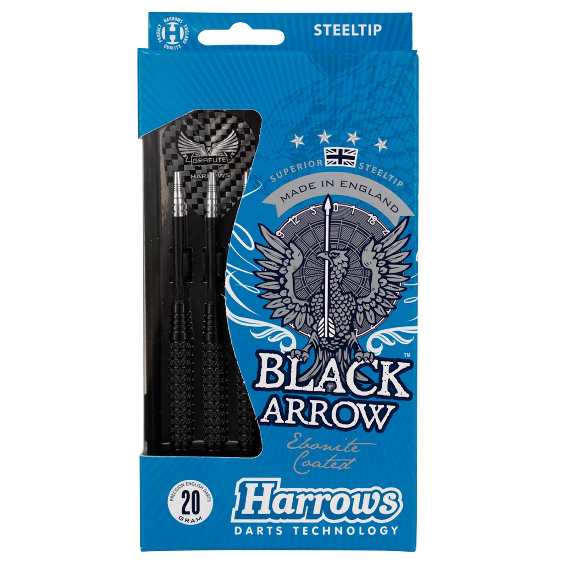 harrows-black-arrow-20g-steeldart-messing-schwarz image 5