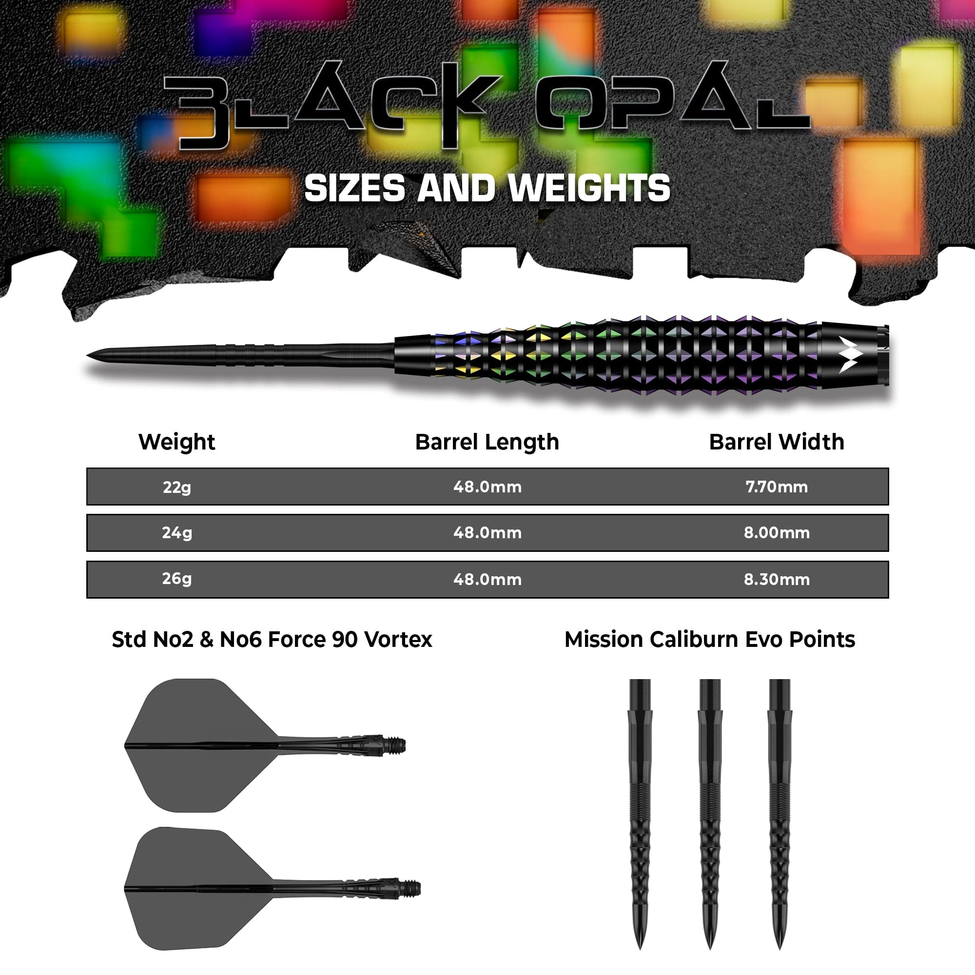 mission-black-opal-steeldarts-24g-95-tungsten-schwarz image 5