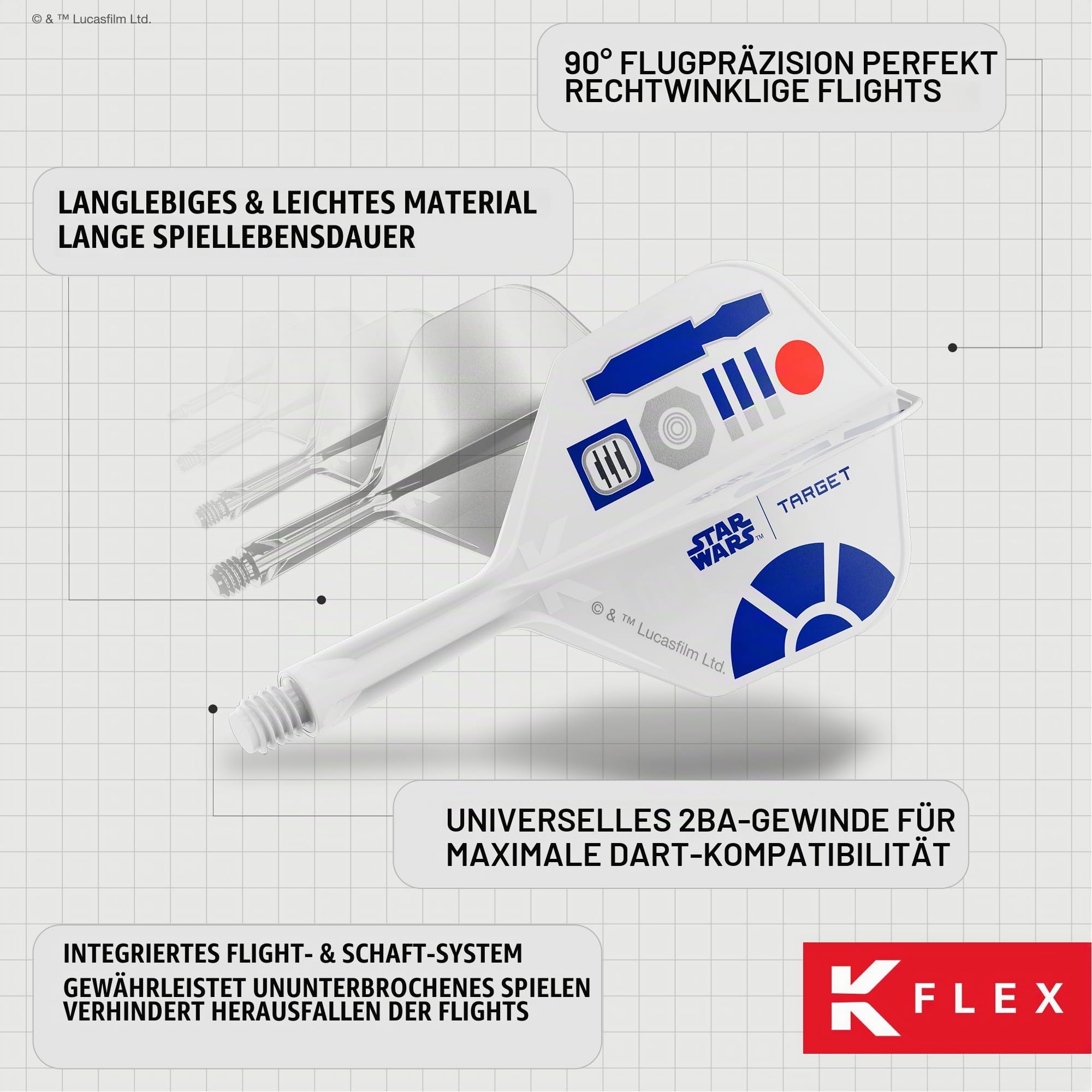 target-k-flex-r2-d2-flights-no-2-short-3er-weiss-blau image 6