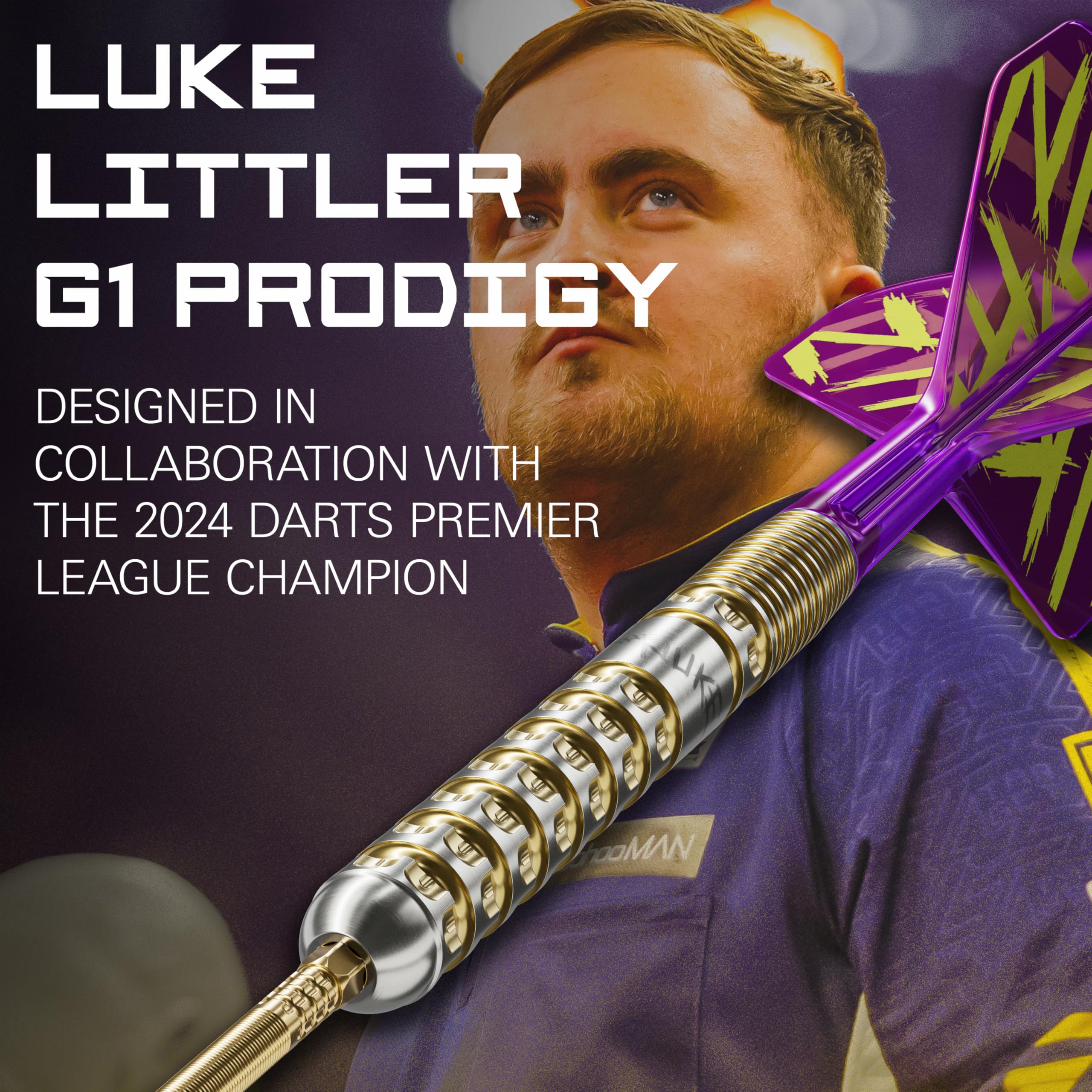 target-luke-littler-prodigy-g1-23g-steeldarts-gold image 2