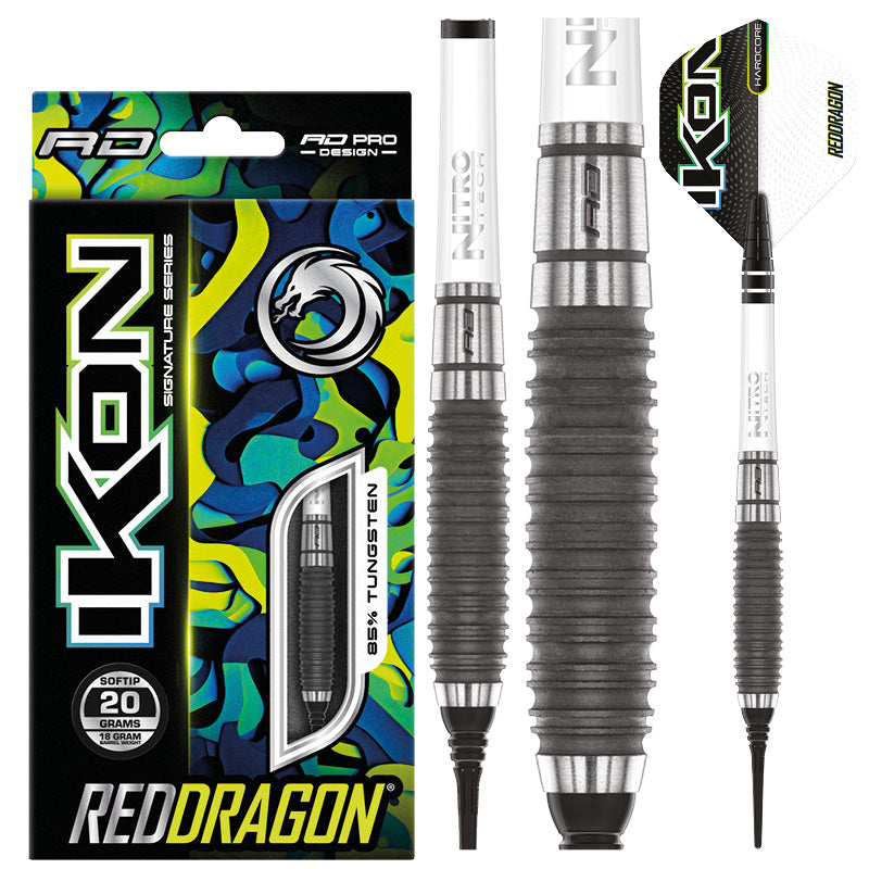 red-dragon-ikon-1-3-softdarts-18g-tungsten-grip image 1
