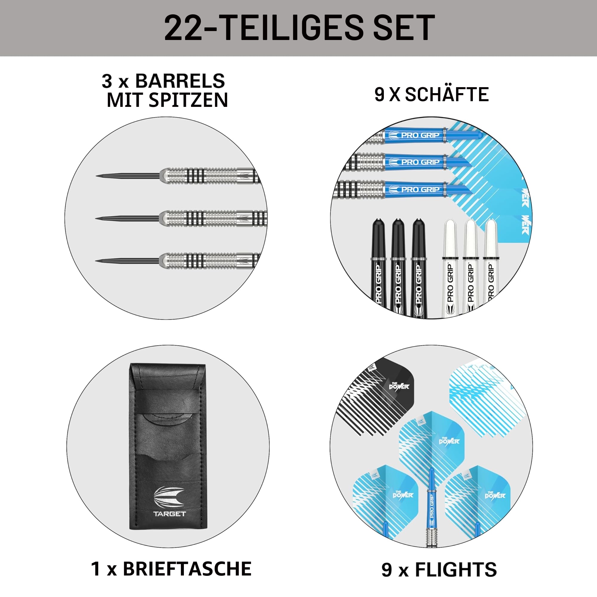 target-phil-taylor-silverlight-steeldarts-22g-set-mit-wallet image 5