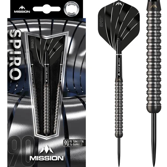 mission-spiro-m1-steeldarts-23g-90-tungsten-schwarz image 1