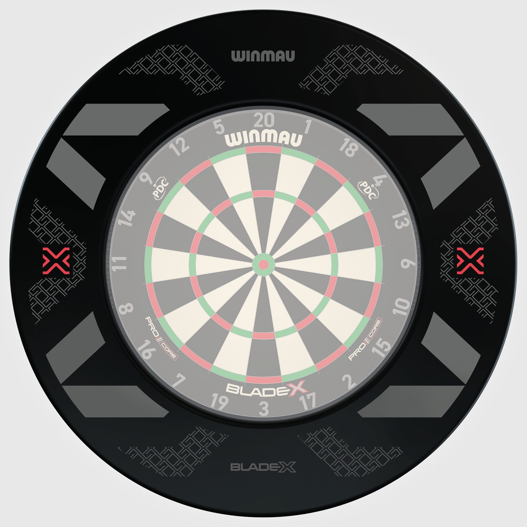 winmau-blade-x-surround-auffangring-schwarz-wandschutz image 2