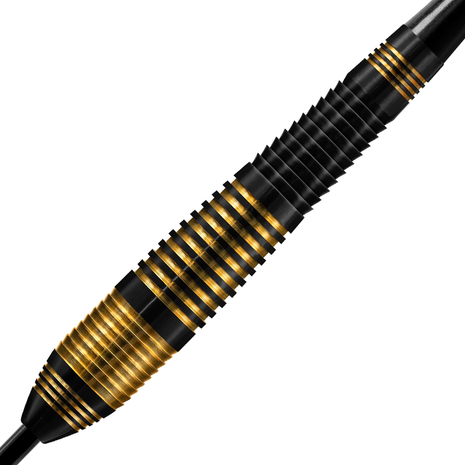 harrows-vivid-brass-black-steeldarts-23gr-messing image 2