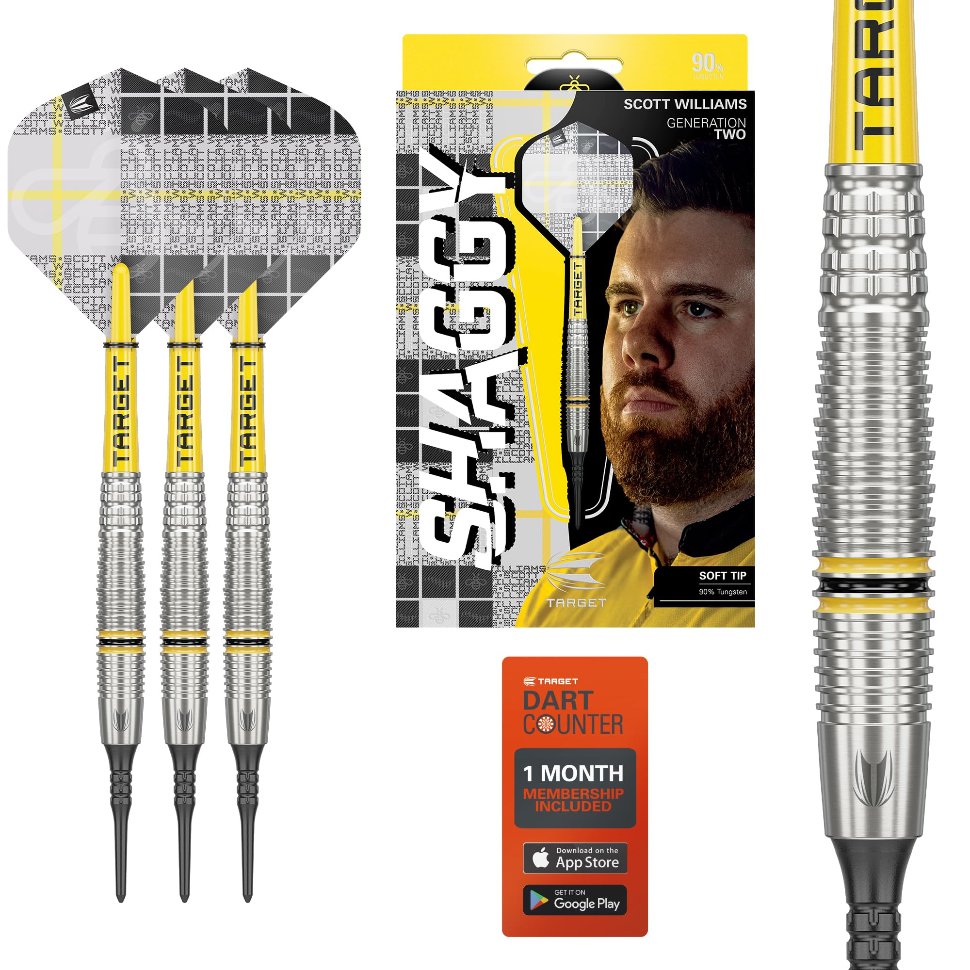 target-scott-williams-g2-softdarts-18g-90-wolfram-torpedo image 1
