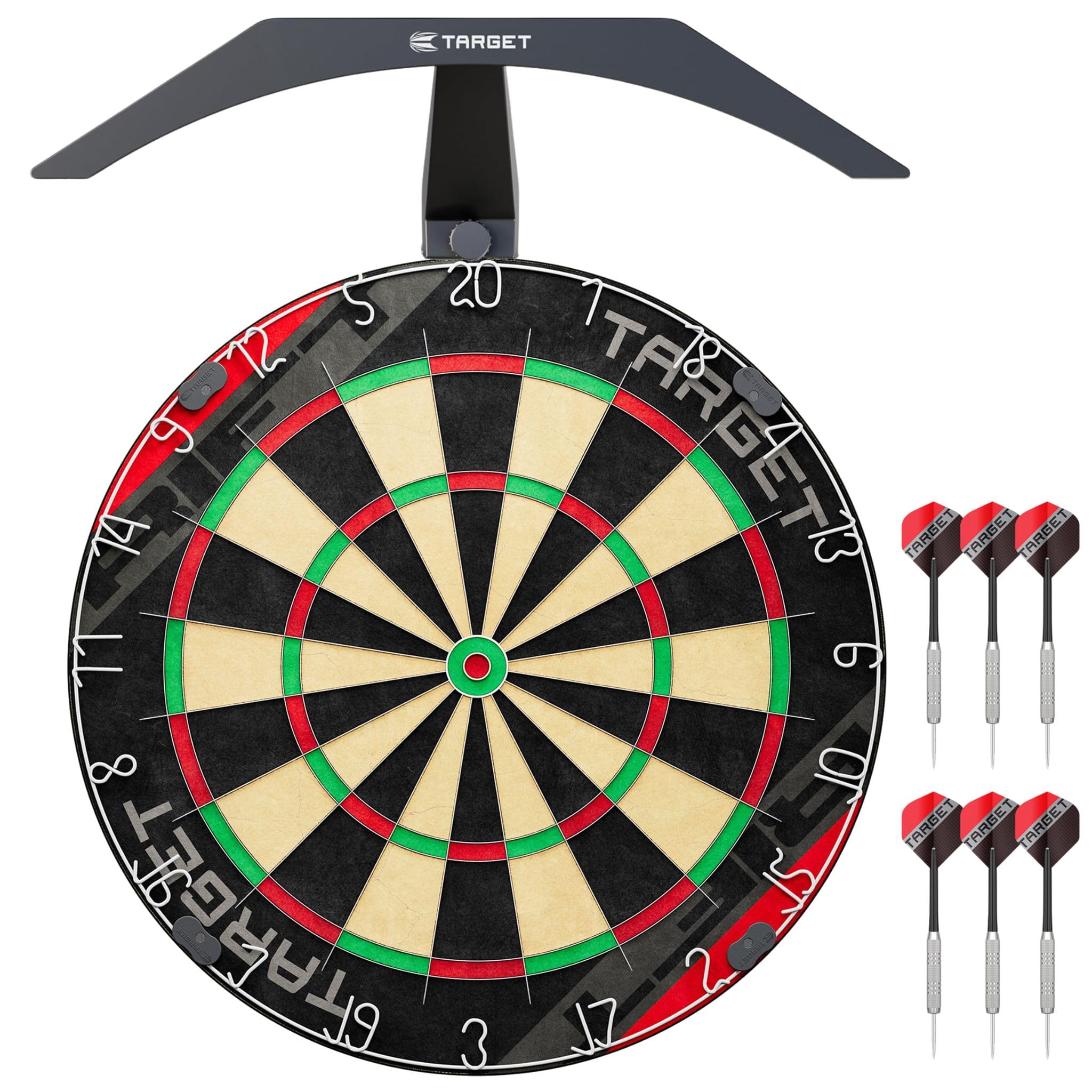 target-tor-rift-dartscheibe-sisal-set-mit-6x-17g-messingdarts image 8