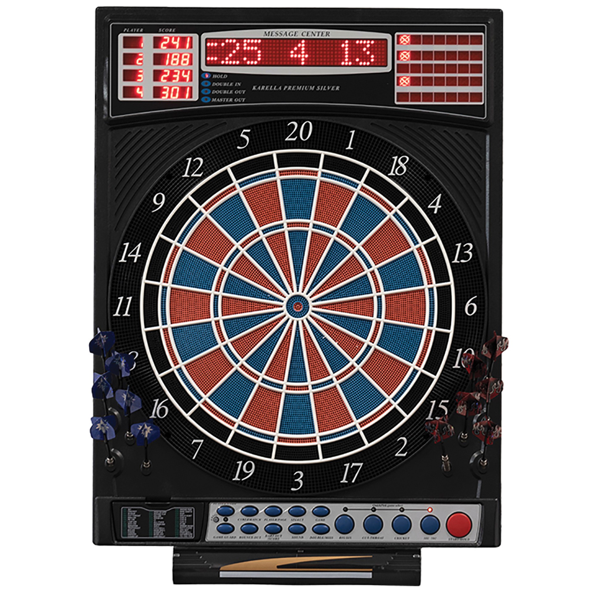 karella-premium-silver-dartautomat-41-spiele-cybermatch image 1