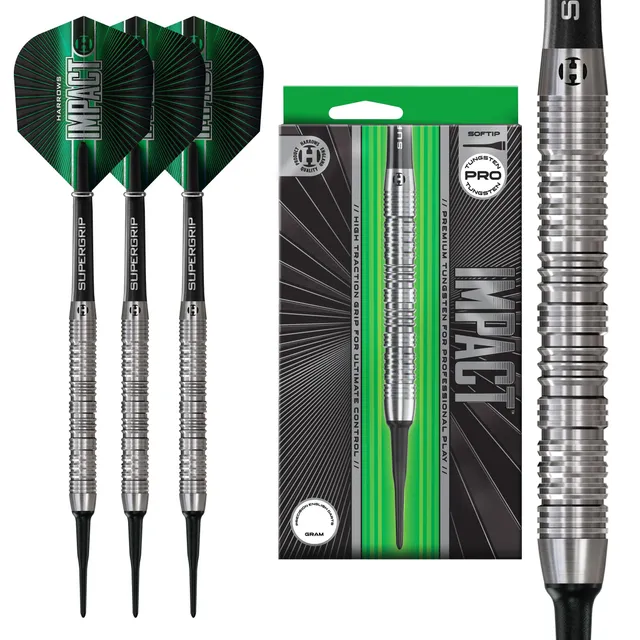 harrows-impact-18g-softdarts-wolfram-mit-starkem-grip image 1