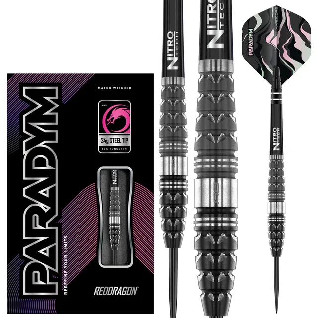 red-dragon-paradym-torpedo-steeldarts-24g-mit-dual-grip image 1