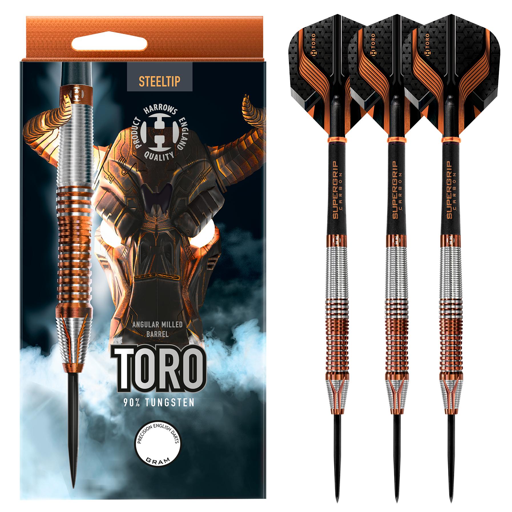 harrows-toro-steeldarts-24g-90-tungsten-kupfer image 1