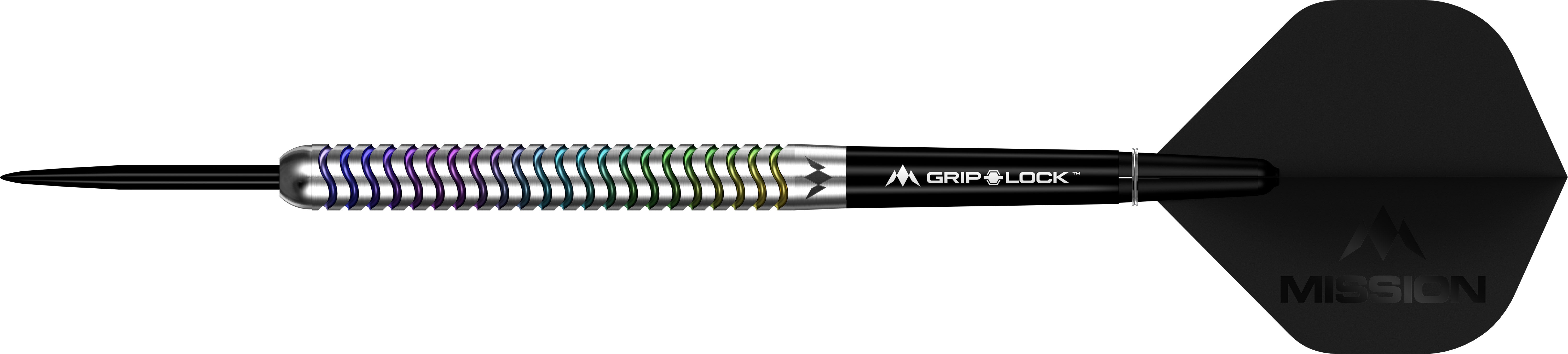 mission-mirage-steeldarts-23g-silber-90-tungsten-gerade image 2