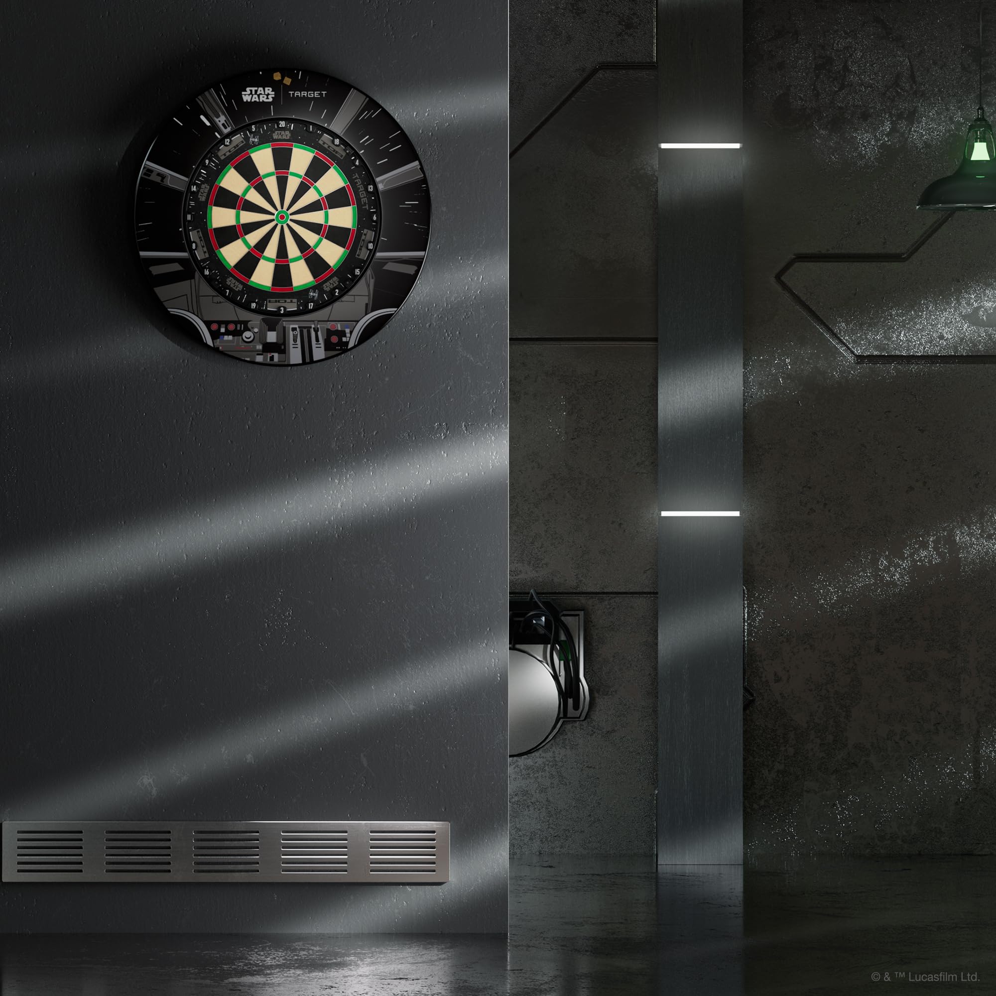 target-tor-star-wars-dartscheibe-sisal-set-mit-falcon-surround image 7
