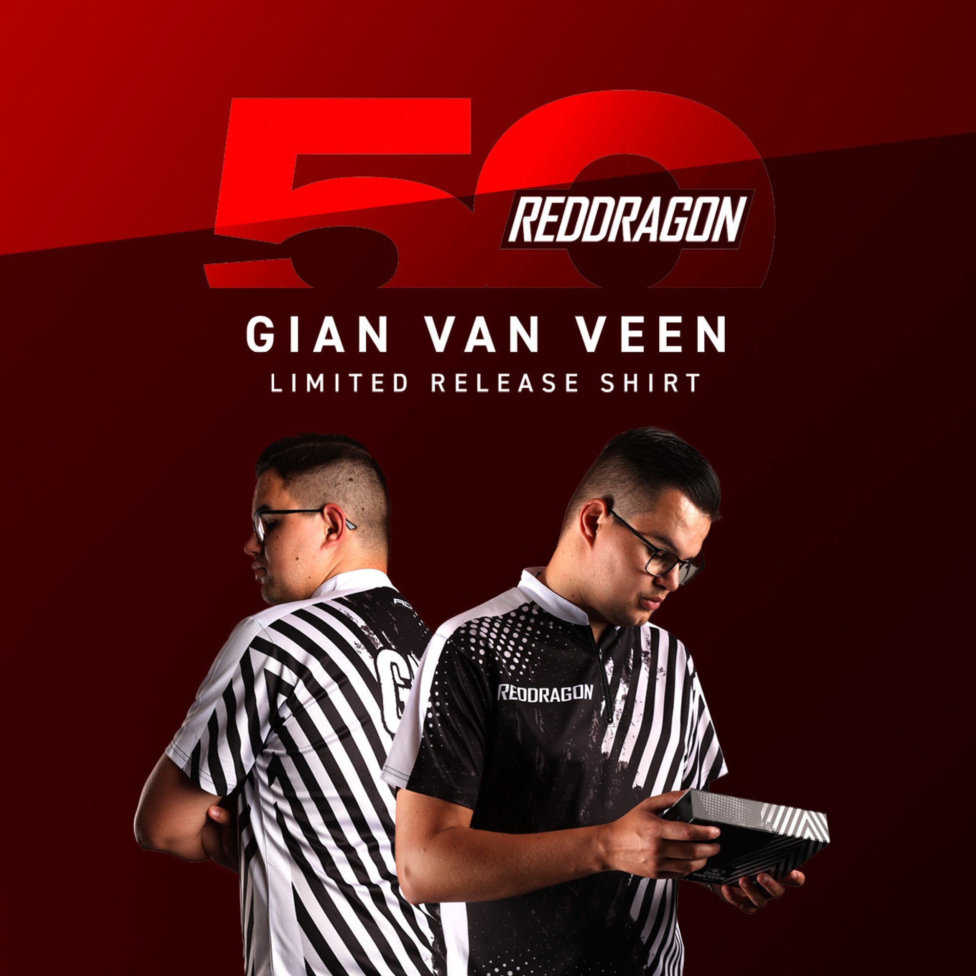 red-dragon-gian-van-veen-tour-polo-limited-edition-l image 3
