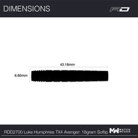 red-dragon-luke-humphries-tx4-avenger-softdarts-20g image 7
