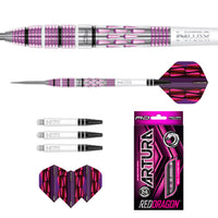 red-dragon-artura-shocking-pink-steeldarts-24g-teardrop image 5