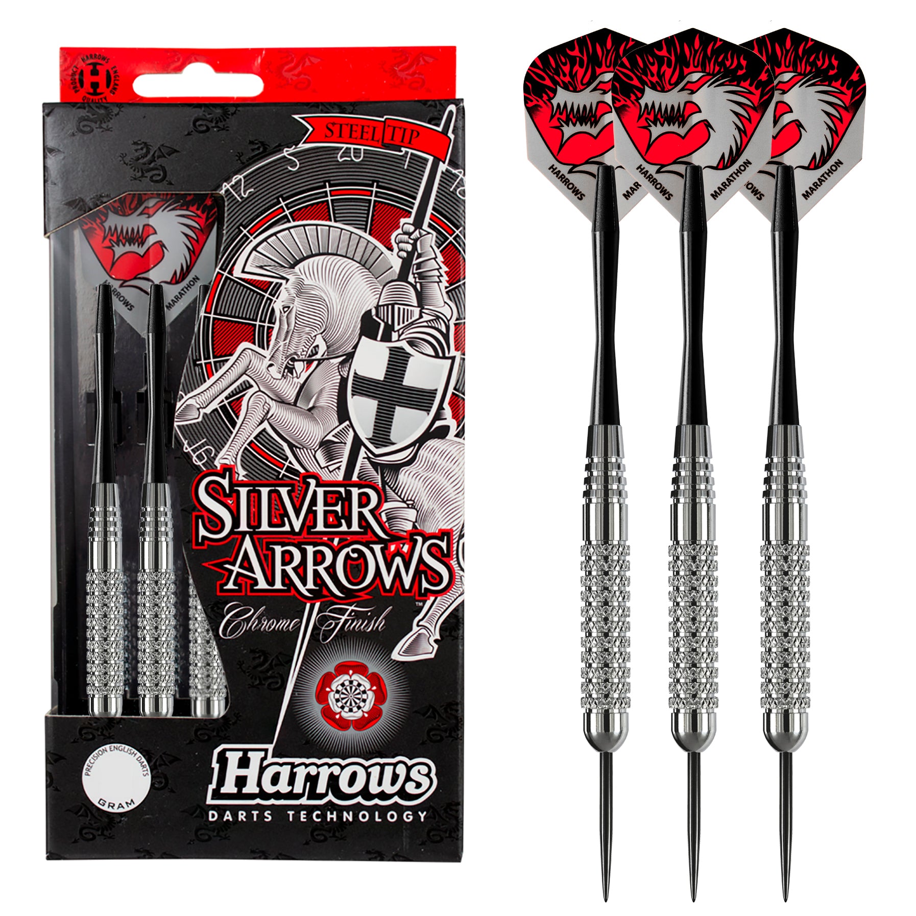 harrows-silver-arrows-steeldarts-20gk-r-ndel-griff image 1