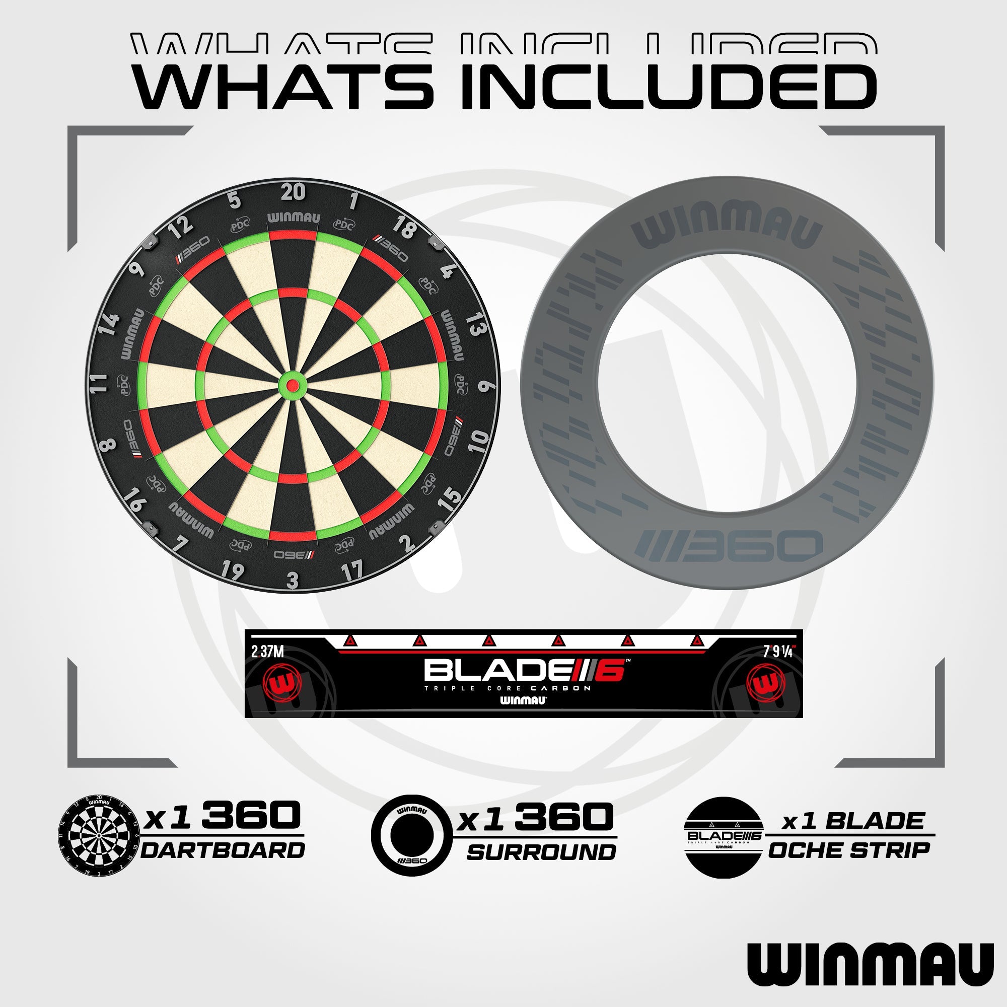 winmau-blade-360-surround-set-dartscheibe-mit-ring image 2