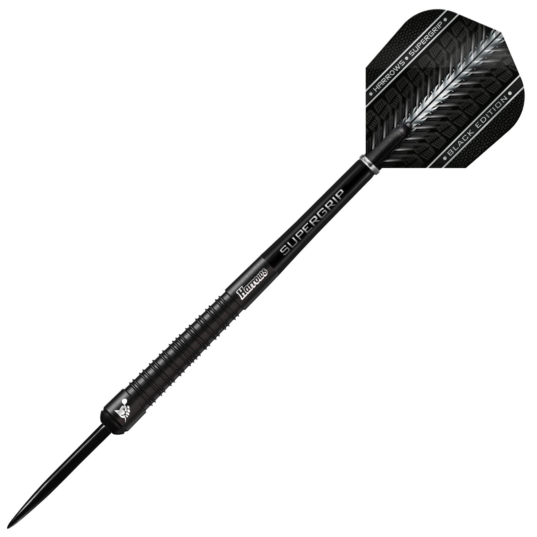 harrows-supergrip-90-black-edition-steeldarts-23g-mit-ring-grip image 4