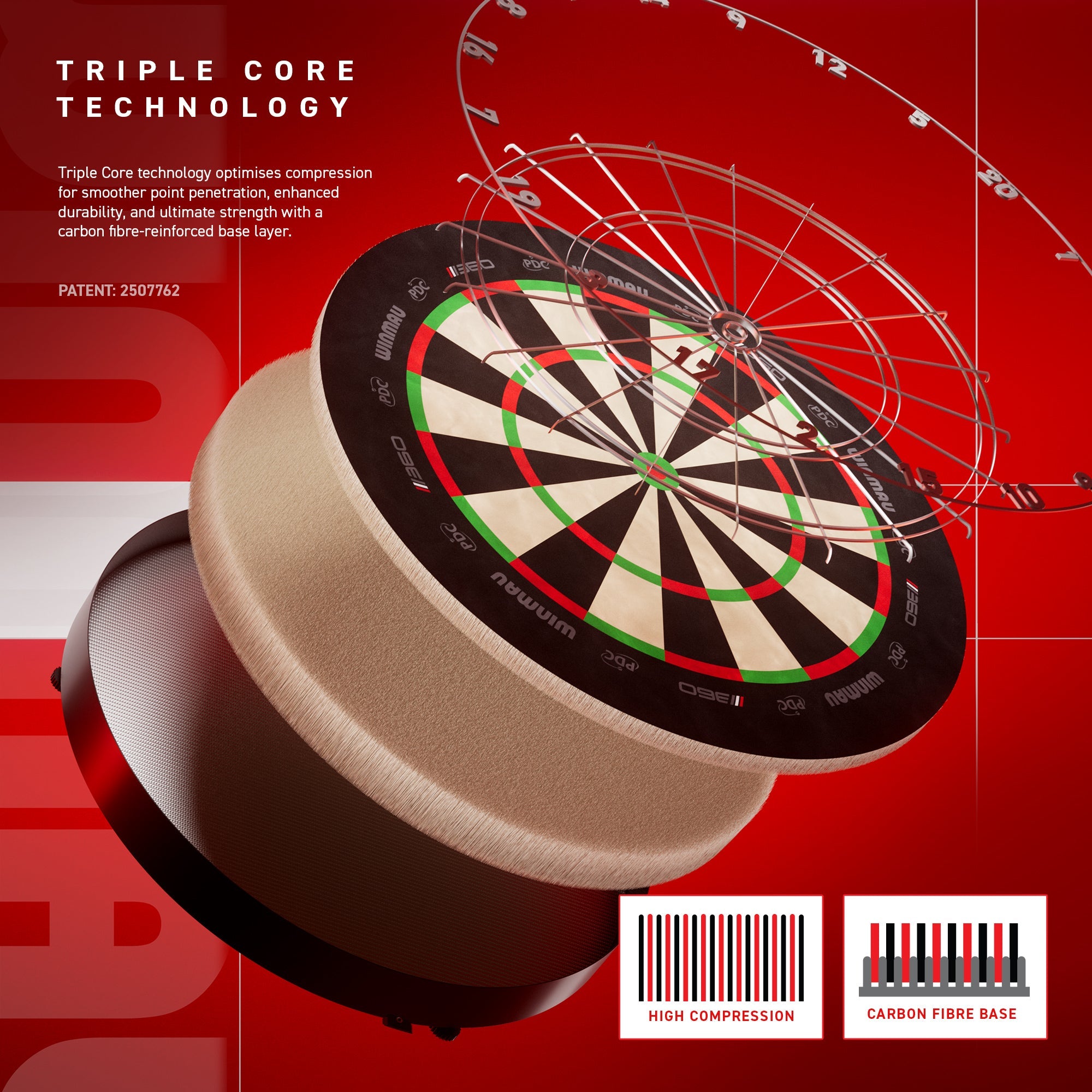 winmau-blade-360-triple-core-dartscheibe-bristle-pdc image 5