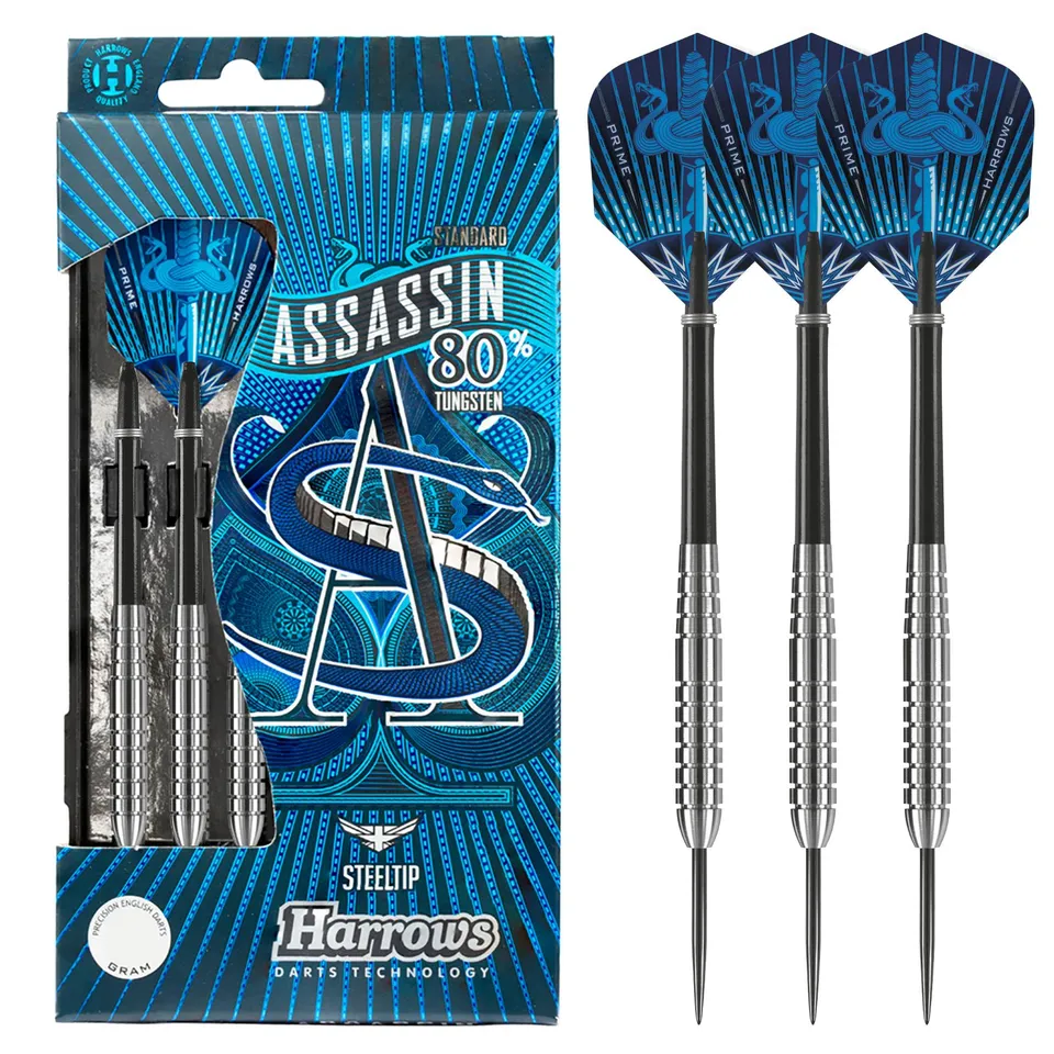 harrows-assassin-80-steeldarts-24gr-3er-set-wolfram image 1