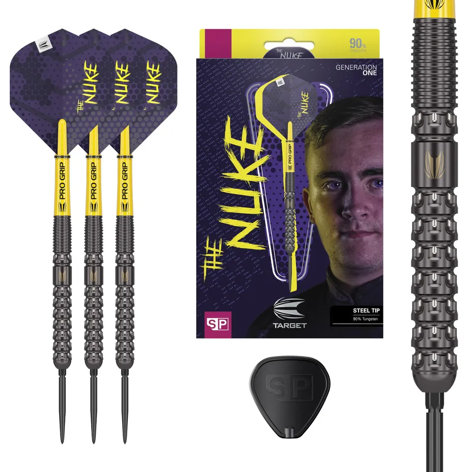 target-luke-littler-g1-steeldarts-23g-90-wolfram-swiss-point image 1