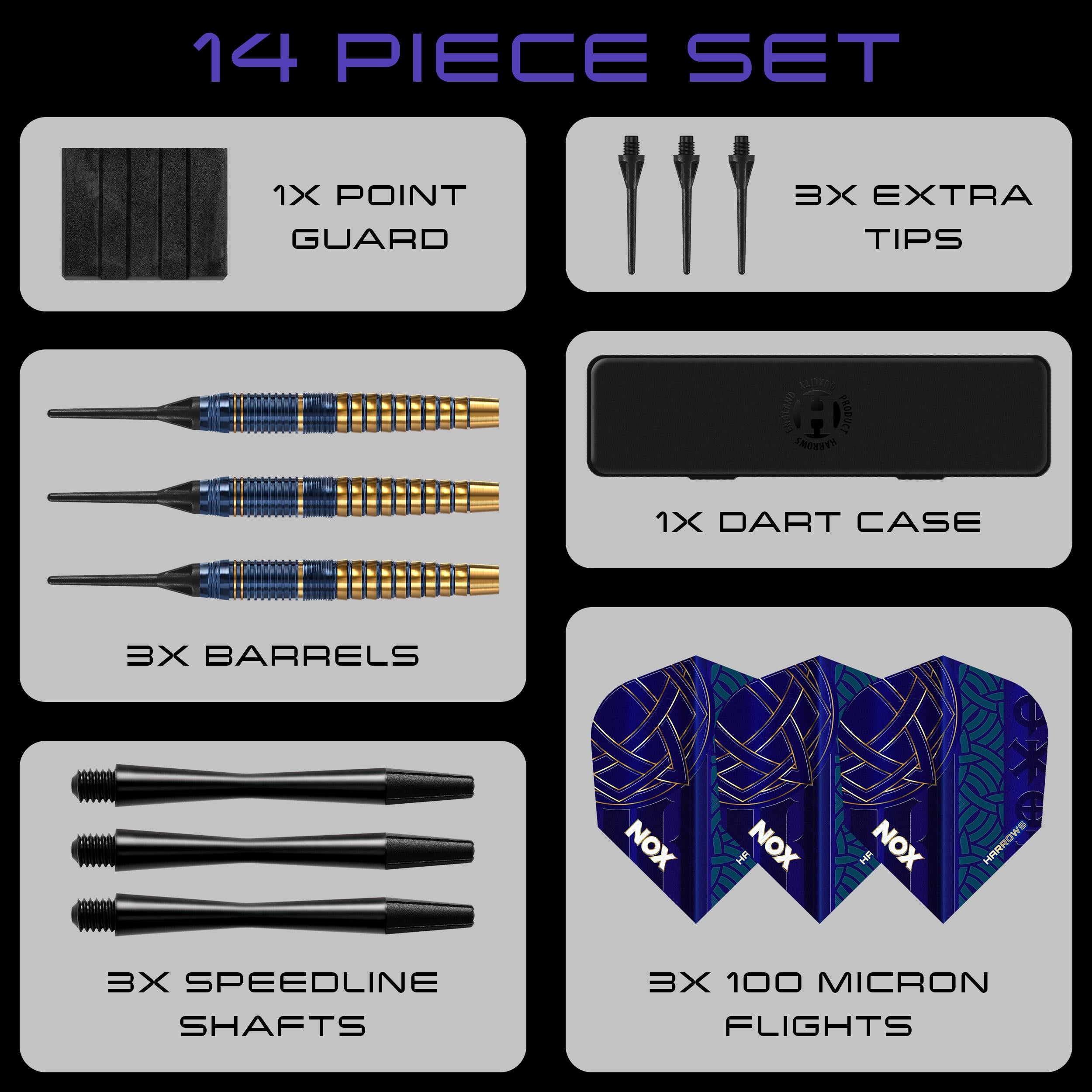 harrows-nox-18g-softdart-messing-blau-gold image 4
